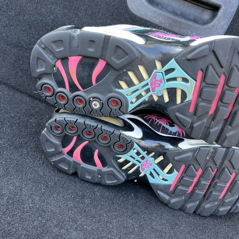 Nike Air Max Plus 97 Miami 305 White Pink Blue AV7936-101 Size 10.5